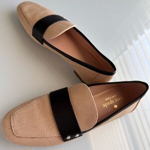 Kate Spade Beige and Black Women's Flats